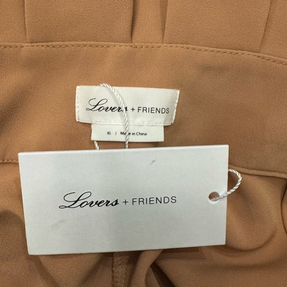 Lovers + Friends Tan Trousers High-Rise Straight-Leg - Picture 5 of 6